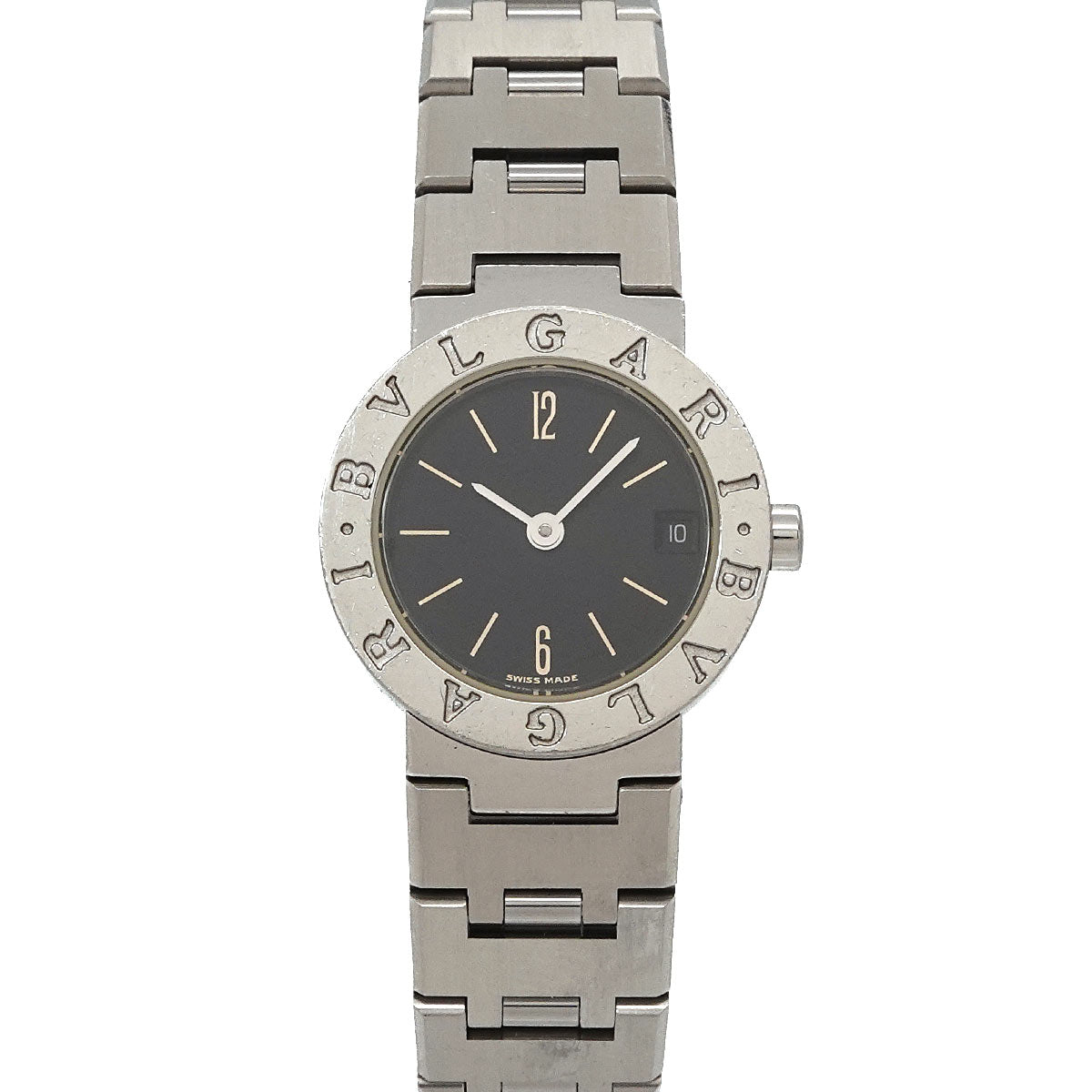 BVLGARIBVLGARI Date BB23SSD Quartz Black Dial Ladies Watch