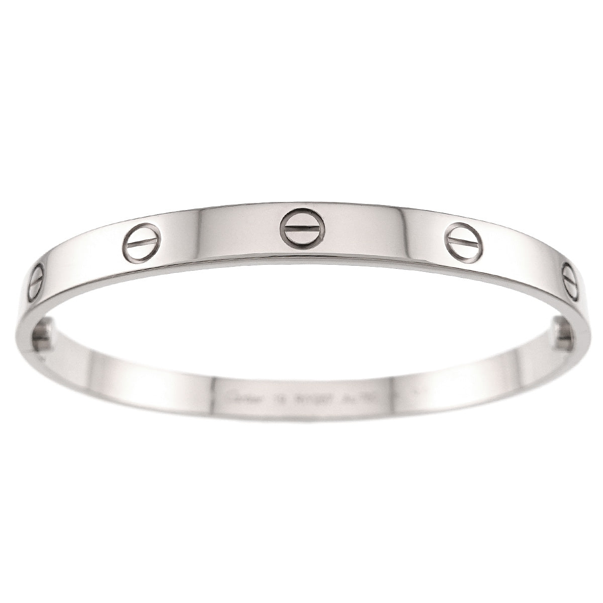 Love Bracelet Bangle 18K WG 750 Size19