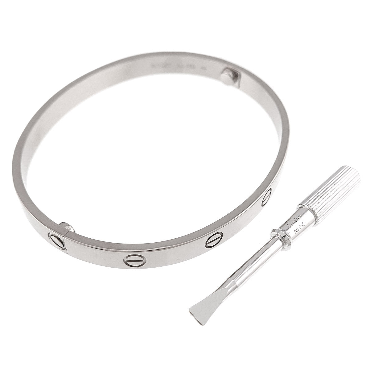 Love Bracelet Bangle 18K WG 750 Size19