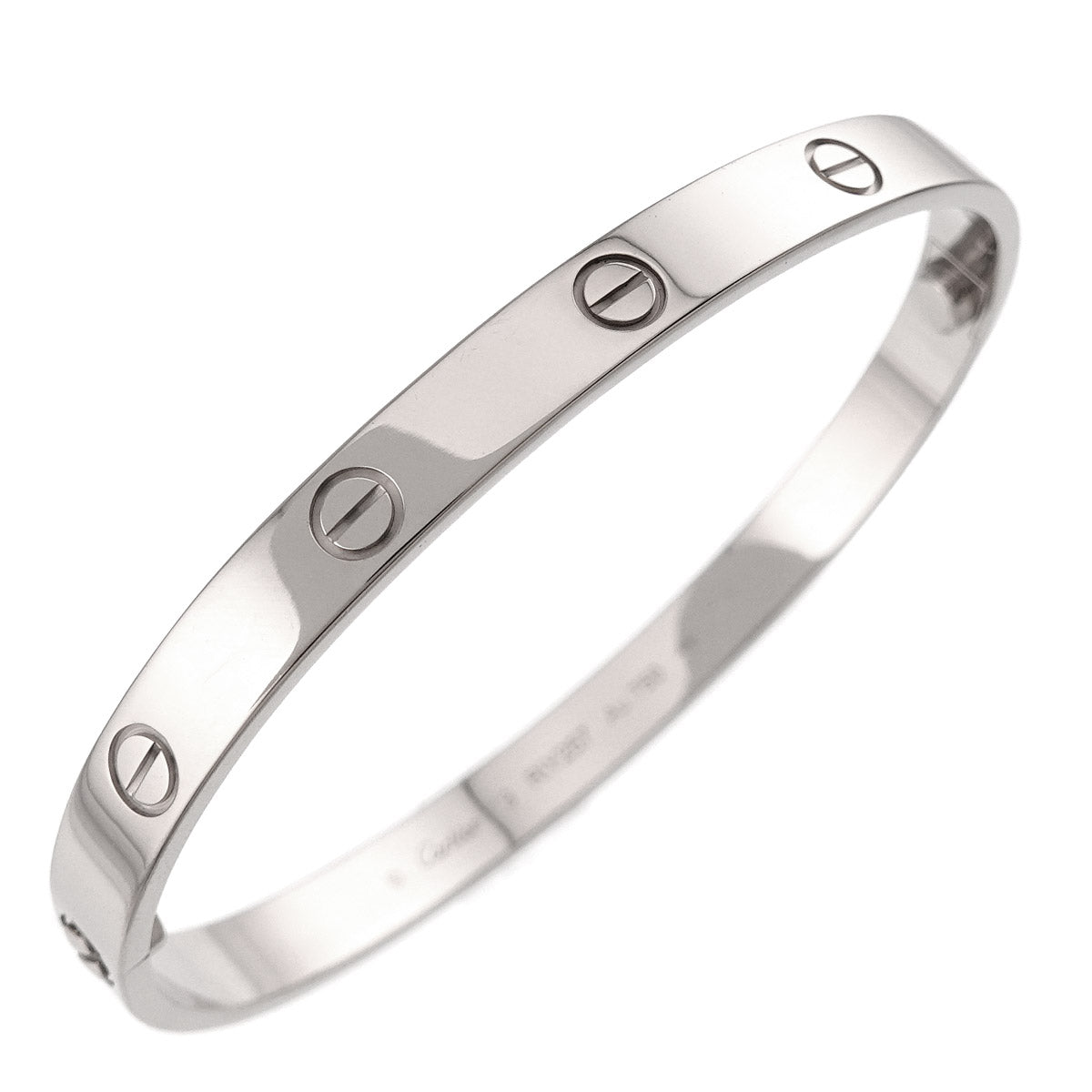 Love Bracelet Bangle 18K WG 750 Size19