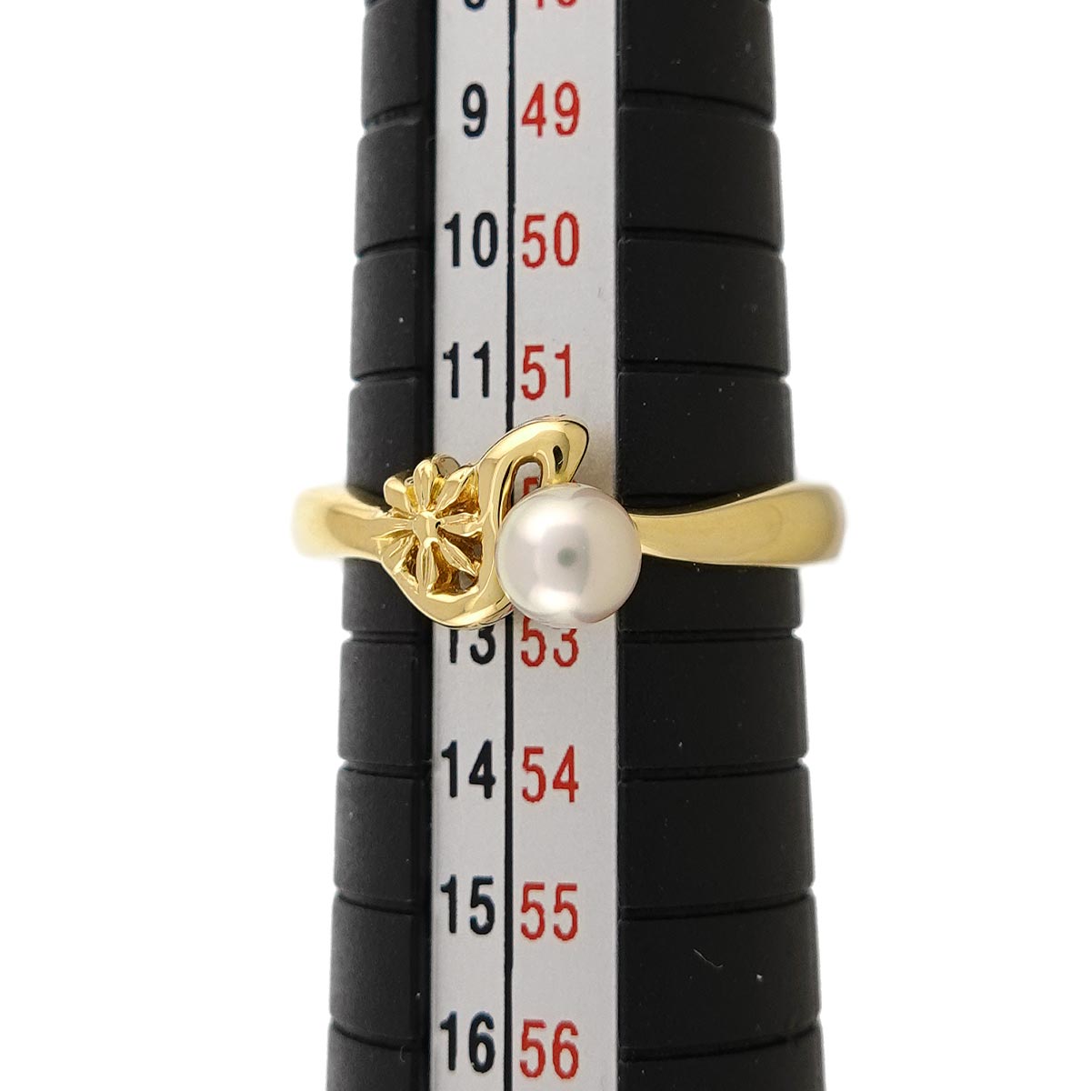 Baby Pearl 4.7mm Ring 18K YG 750 Size6(US)