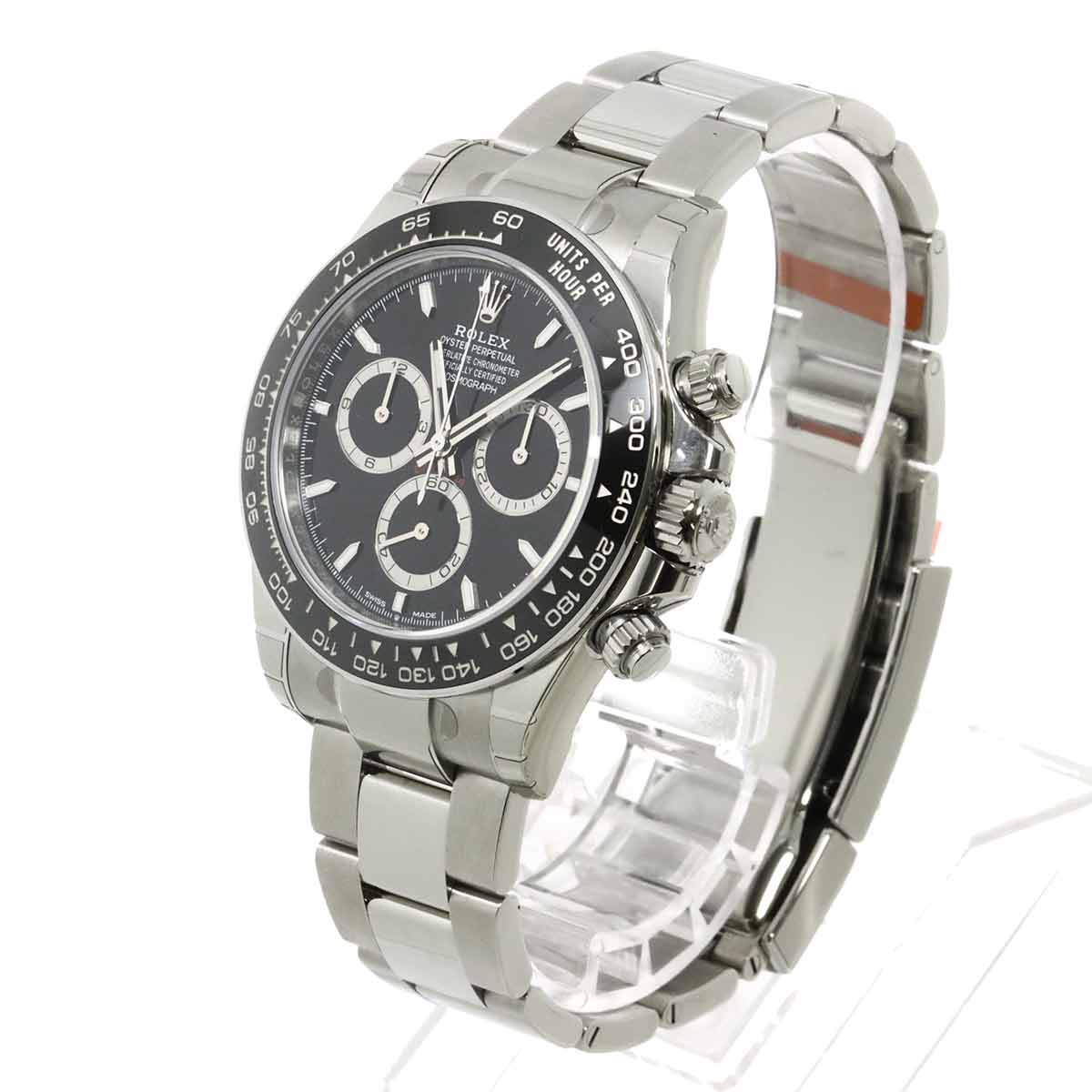 Daytona 126500LN Serial Random Chronograph Black Dial Mens