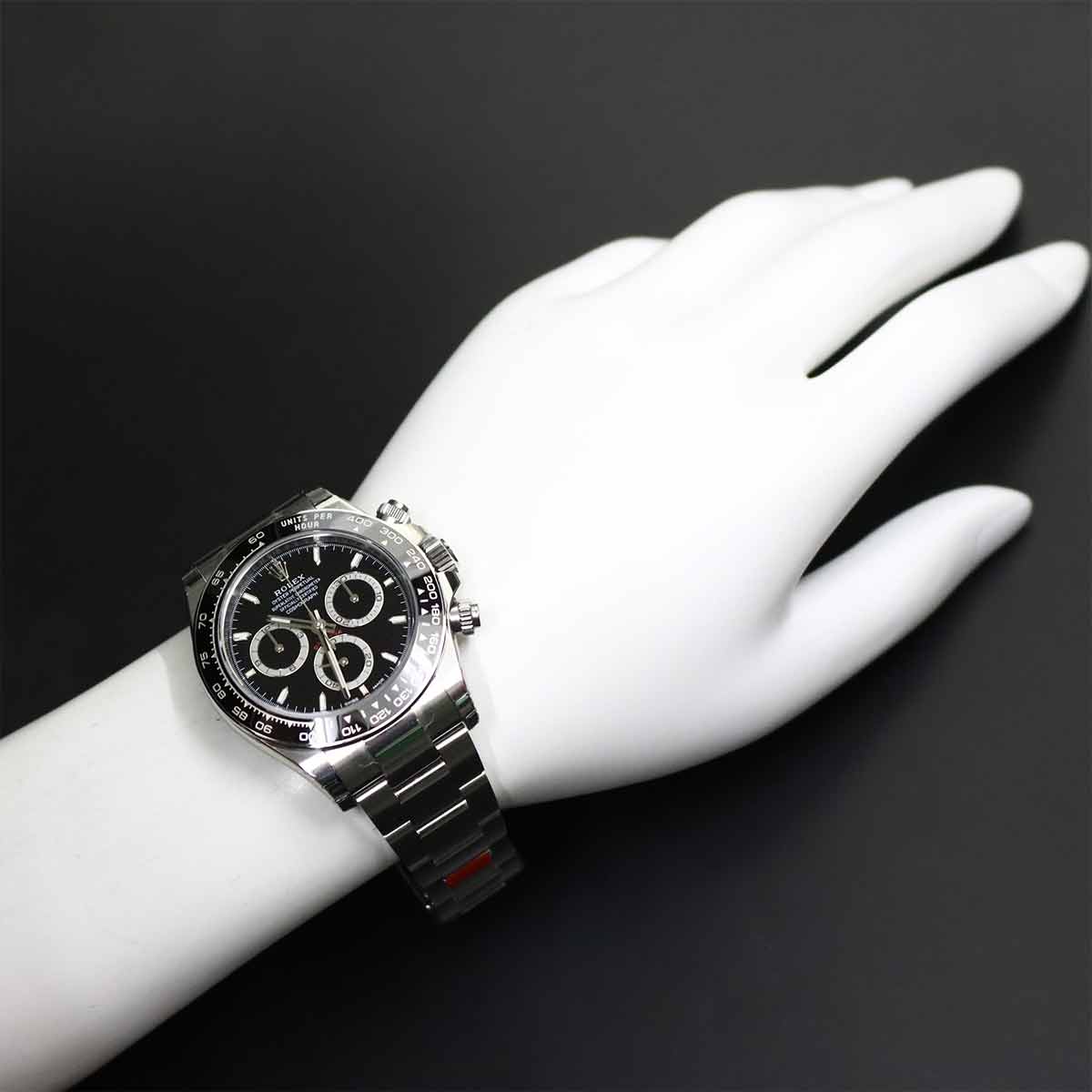 Daytona 126500LN Serial Random Chronograph Black Dial Mens