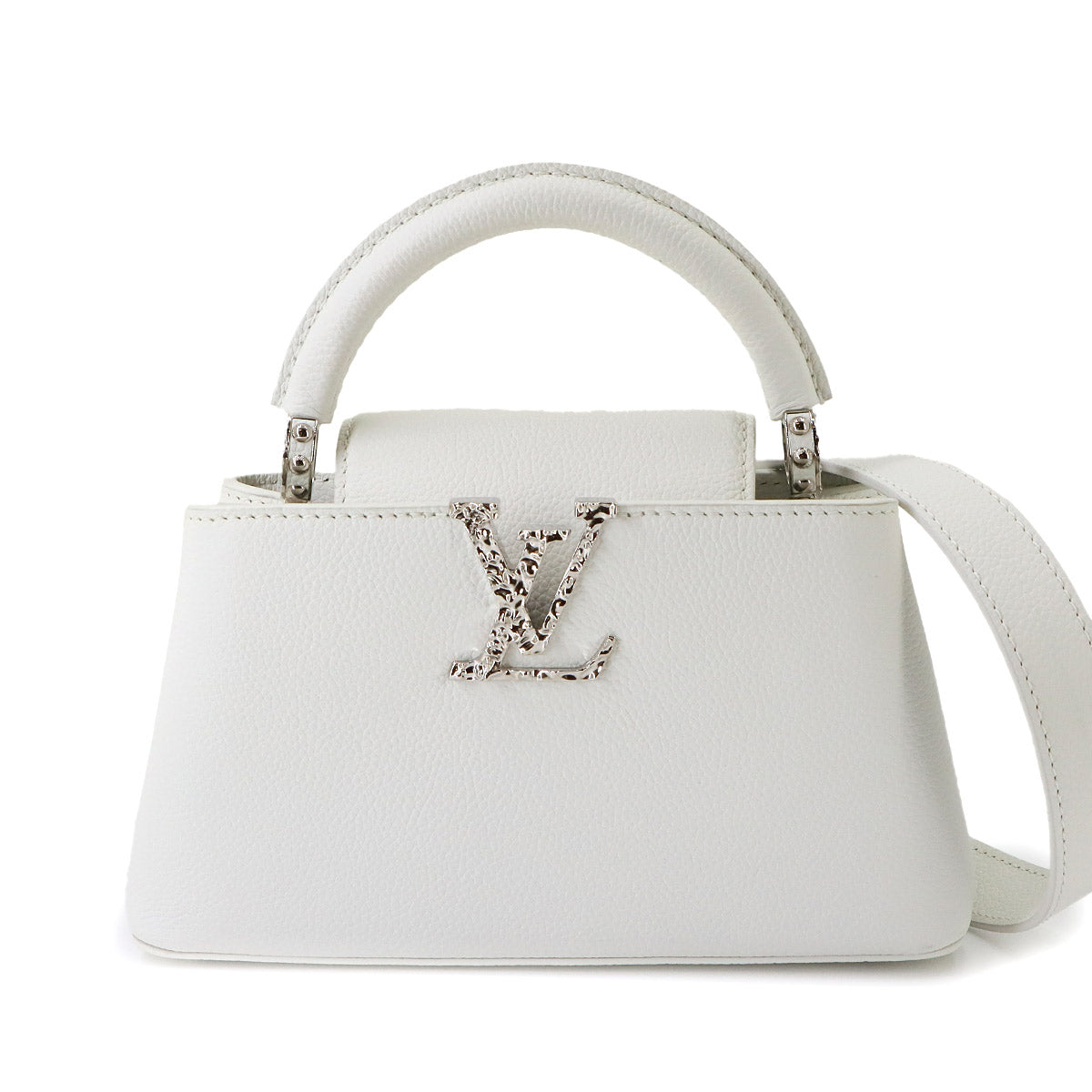 Capucines EW MM Hand Shoulder Bag Taurillon Leather