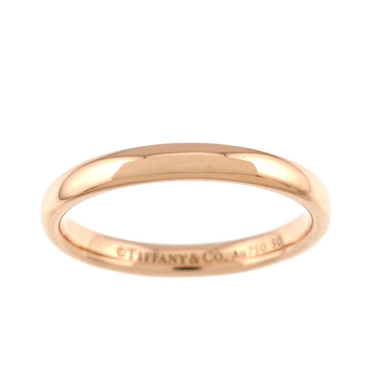 Forever Ring 18K Pink Gold 750 size4.75-5(US)