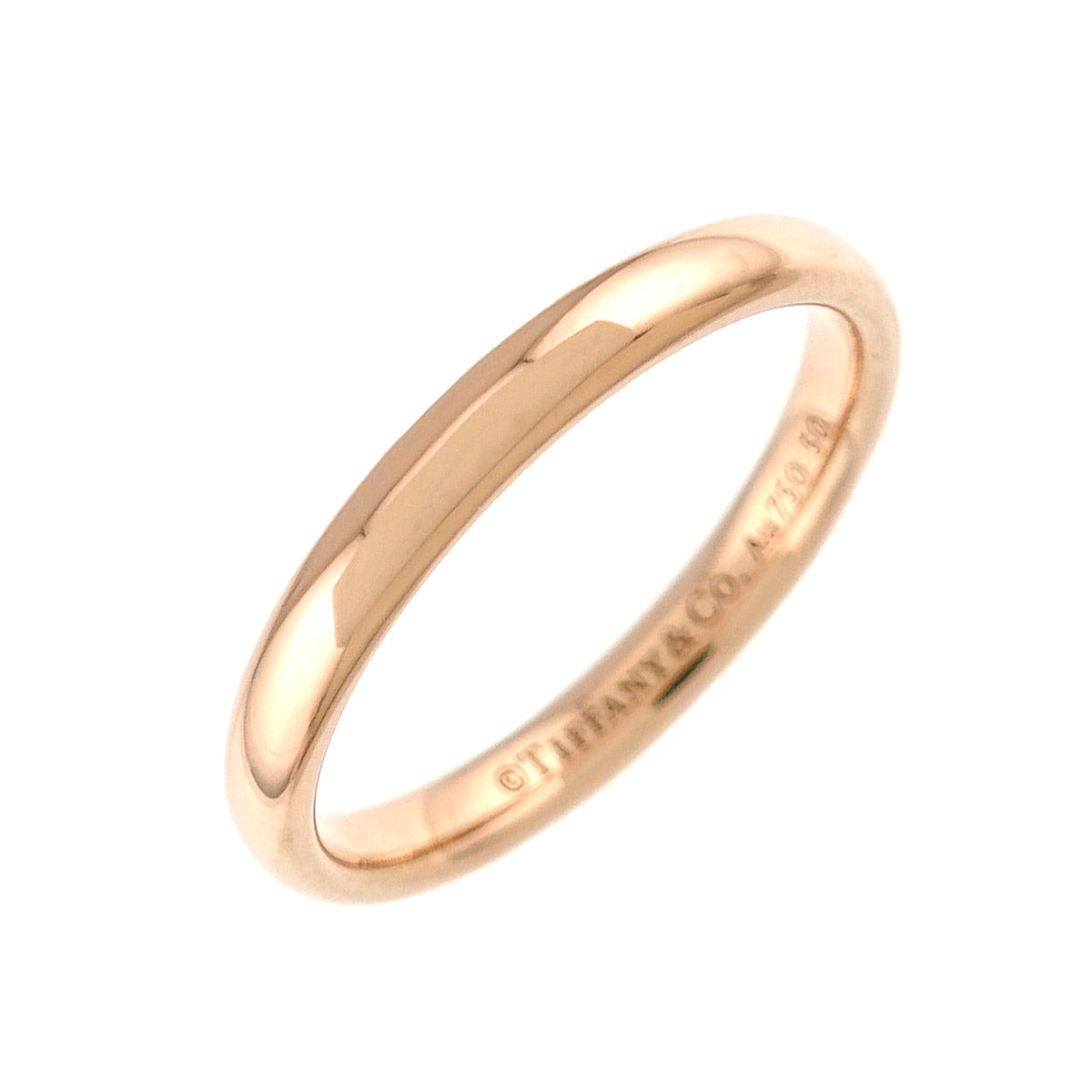 Forever Ring 18K Pink Gold 750 size4.75-5(US)