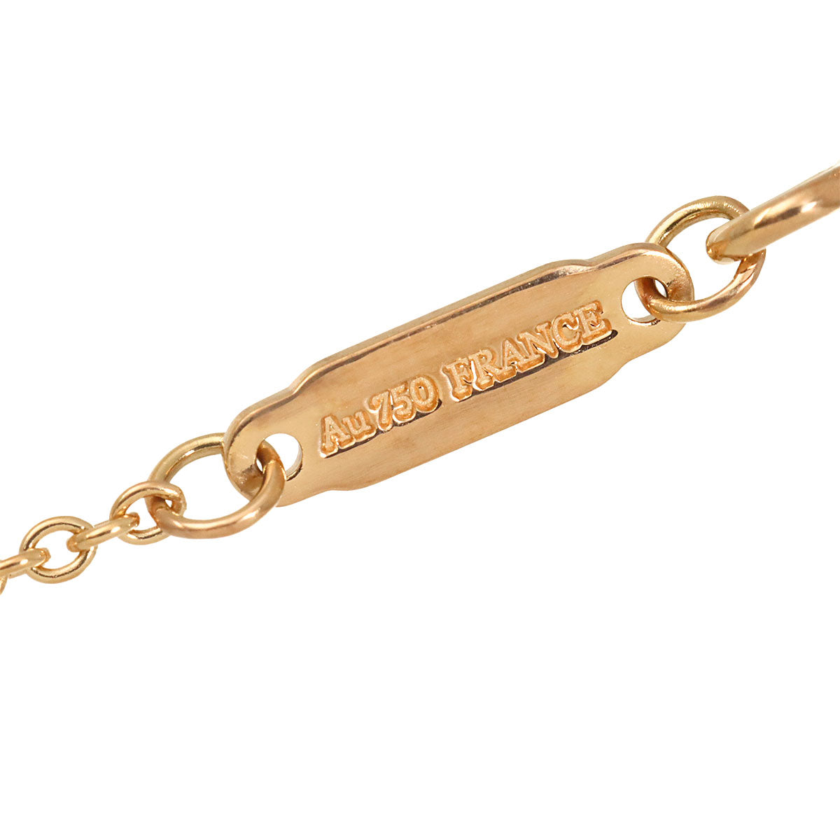 Knot Diamond Necklace 18K Pink Gold 750