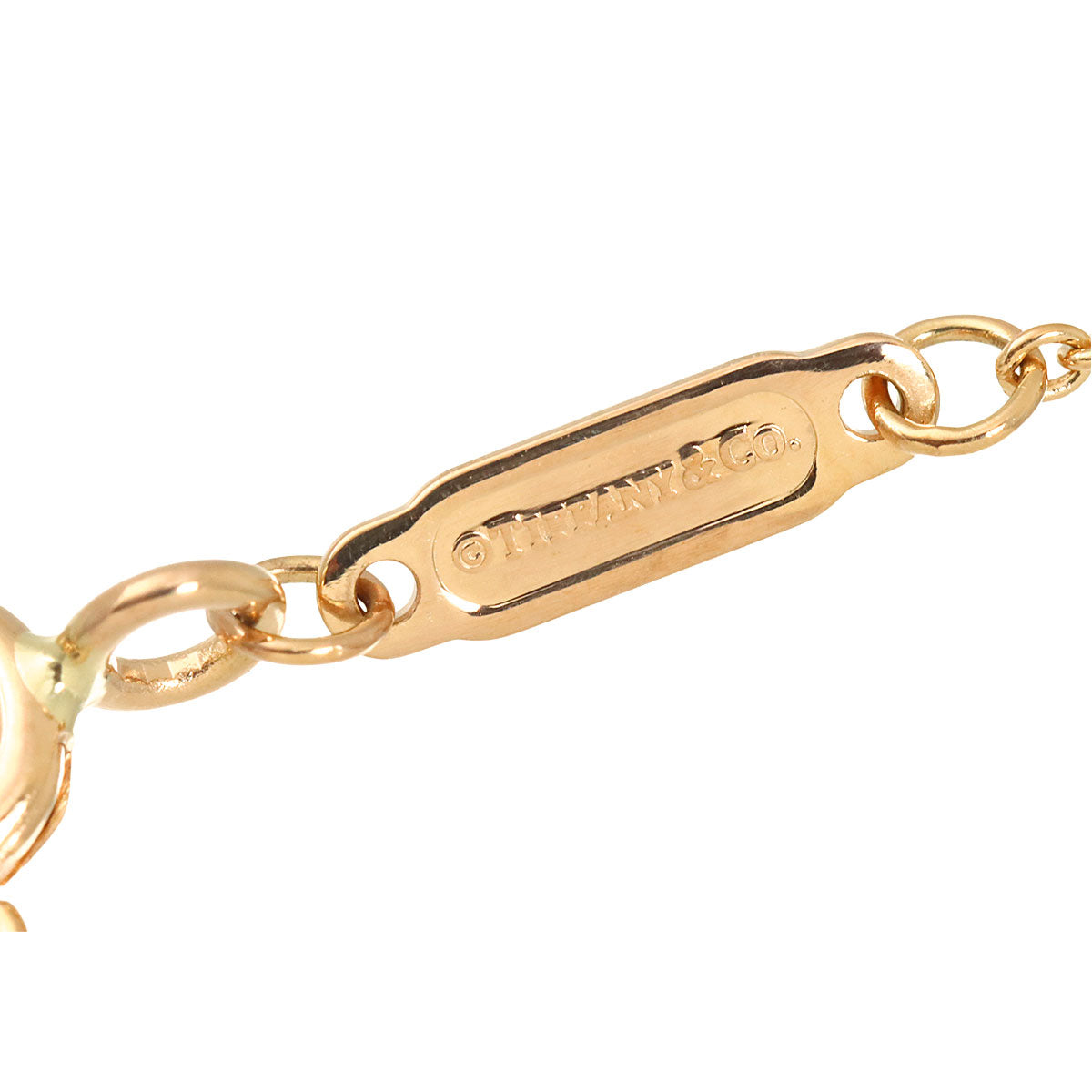 Knot Diamond Necklace 18K Pink Gold 750