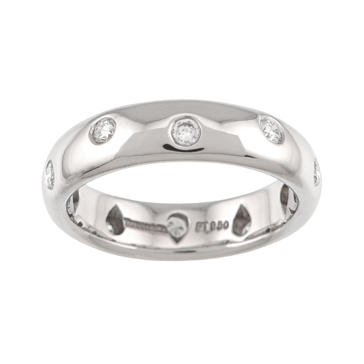Dots Diamond Ring Platinum Size4-4.5(US)
