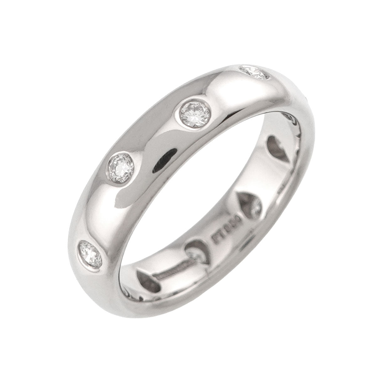 Dots Diamond Ring Platinum Size4-4.5(US)