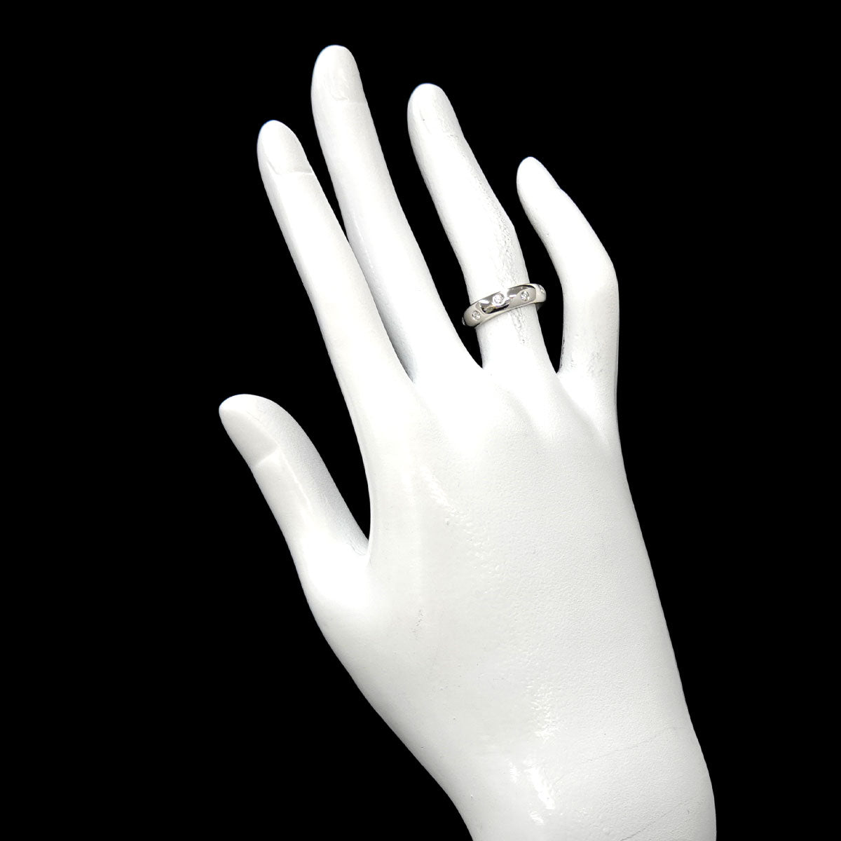 Dots Diamond Ring Platinum Size4-4.5(US)
