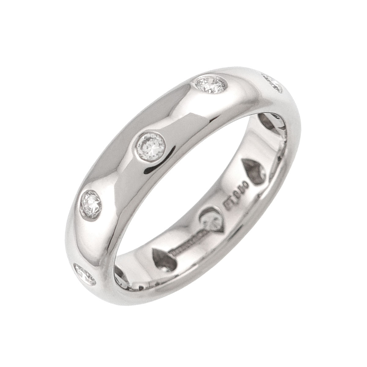 Dots Diamond Ring Platinum Size4-4.5(US)