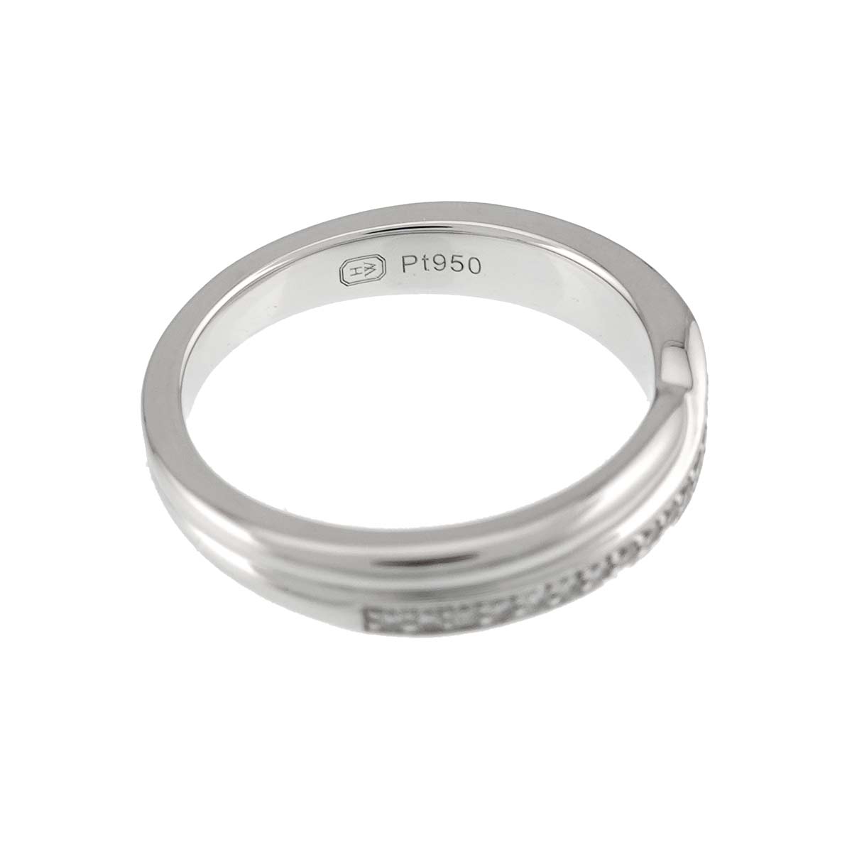 Diamond Ring Pt Platinum size4-4.5(US)