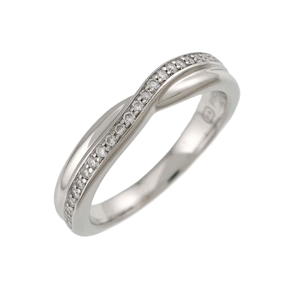 Diamond Ring Pt Platinum size4-4.5(US)
