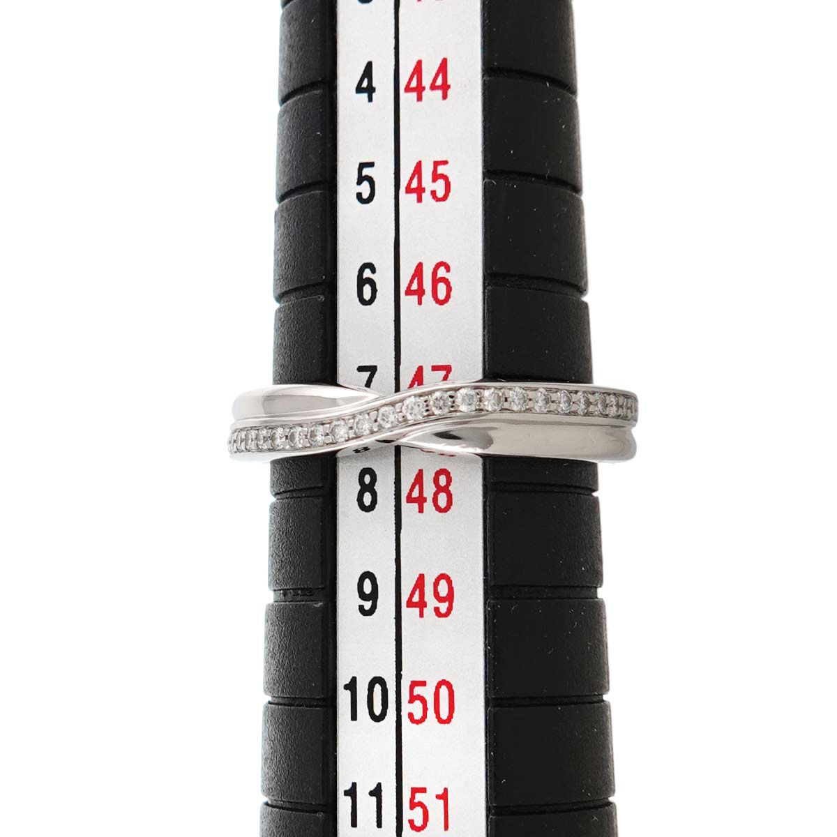 Diamond Ring Pt Platinum size4-4.5(US)