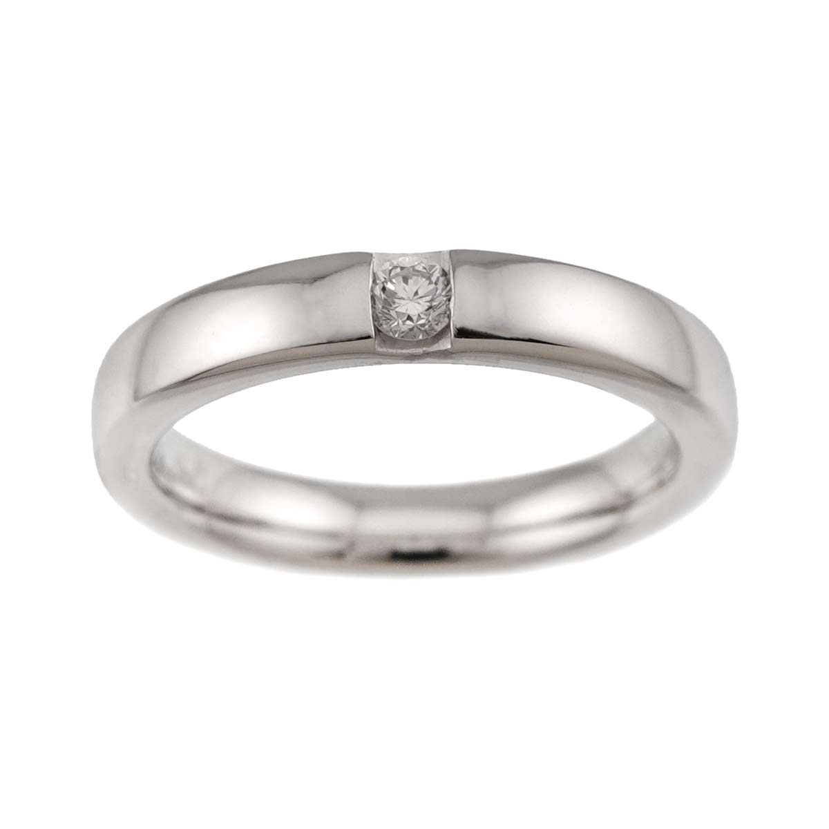LE FEDI Diamond Ring 18K White Gold 750 size5-5.25(US)