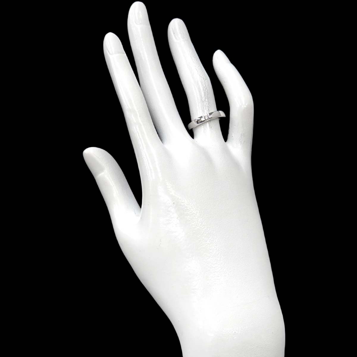 LE FEDI Diamond Ring 18K White Gold 750 size5-5.25(US)