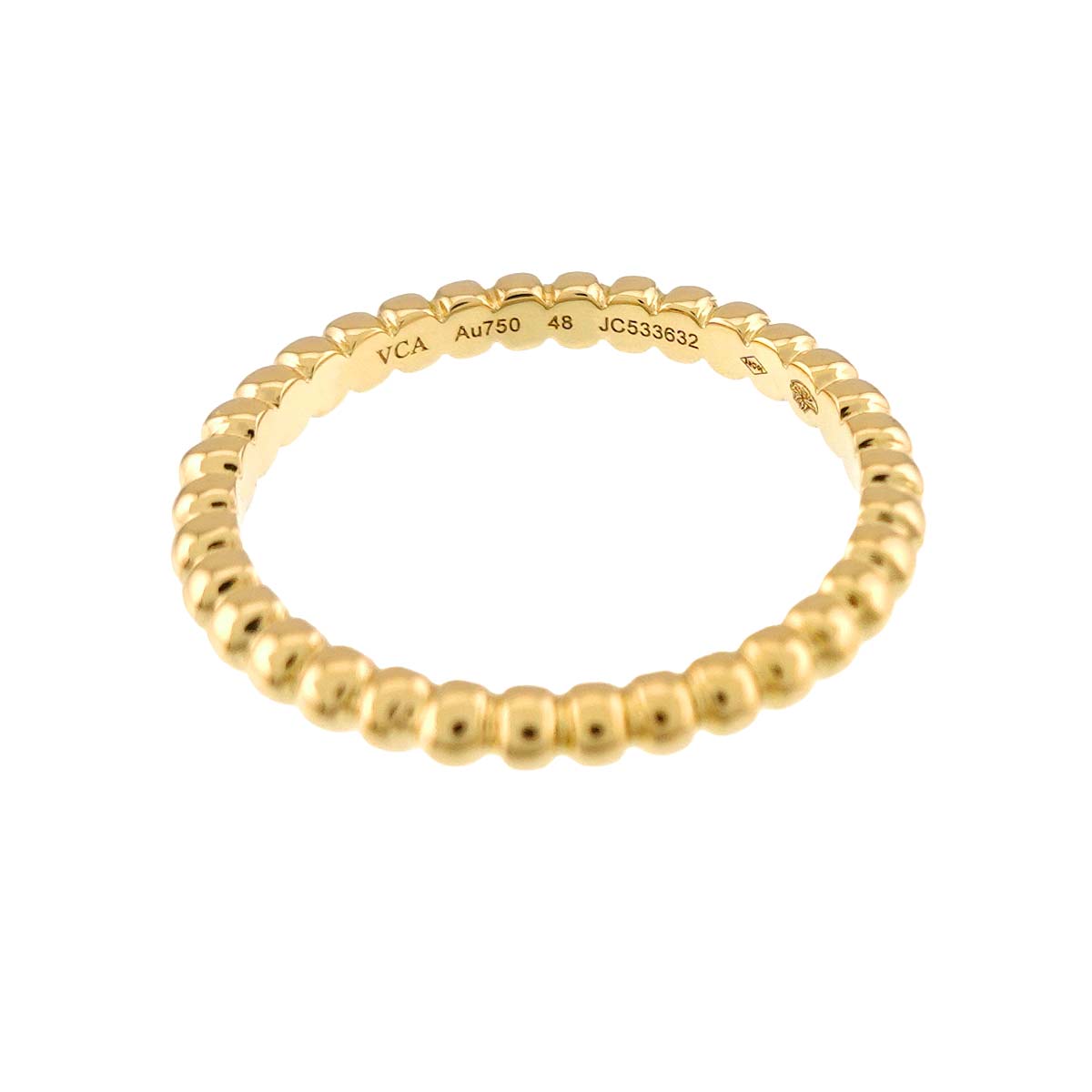 Perlee Ring Small 18K YG 750 size48 4.5(US)