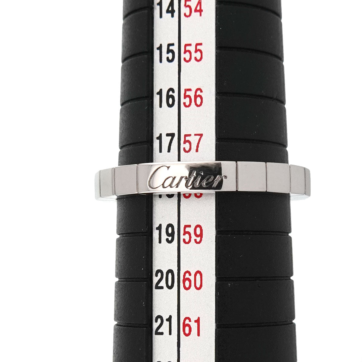 Laniere Ring 18K White Gold 750 Size58 8.25(US)
