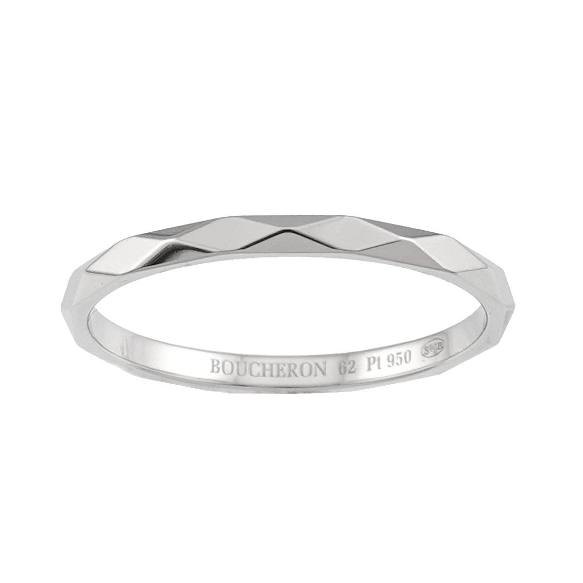 Facet SM Ring Pt Platinum Size62 9.5-9.75(US)