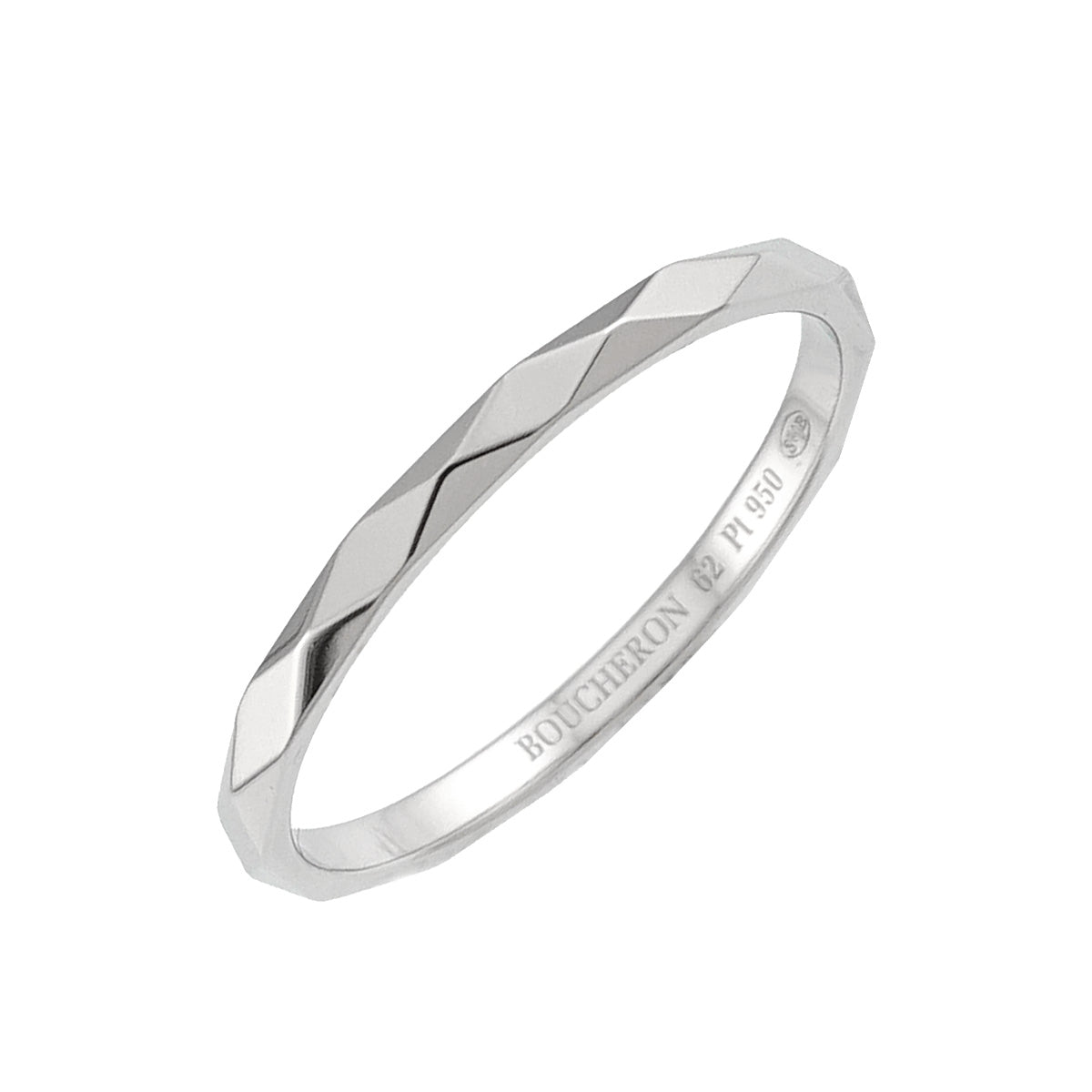 Facet SM Ring Pt Platinum Size62 9.5-9.75(US)