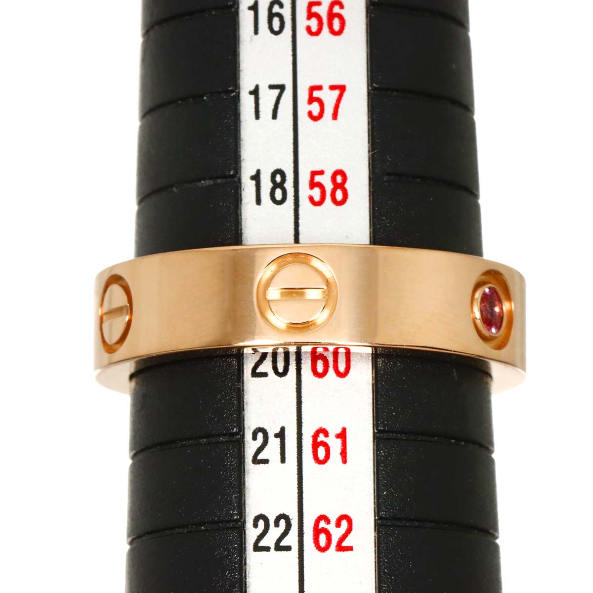 Love Ring Sapphire 18K PG 750 size60 8.75(US)