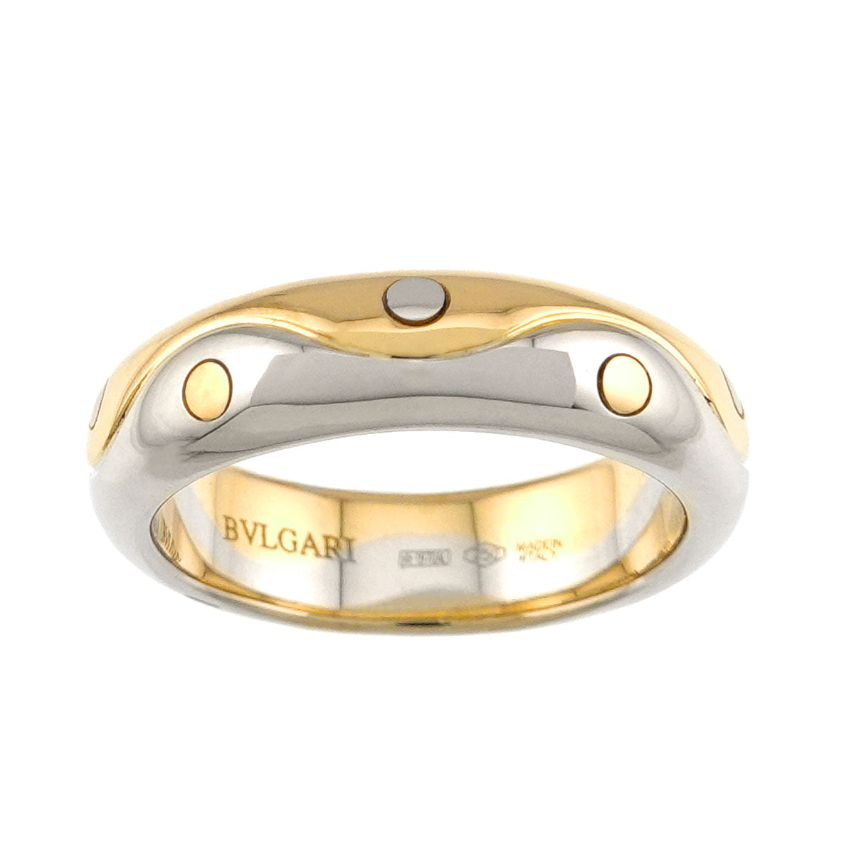 Onda Ring 18K Yellow White Gold 750 Size4.75-5(US)