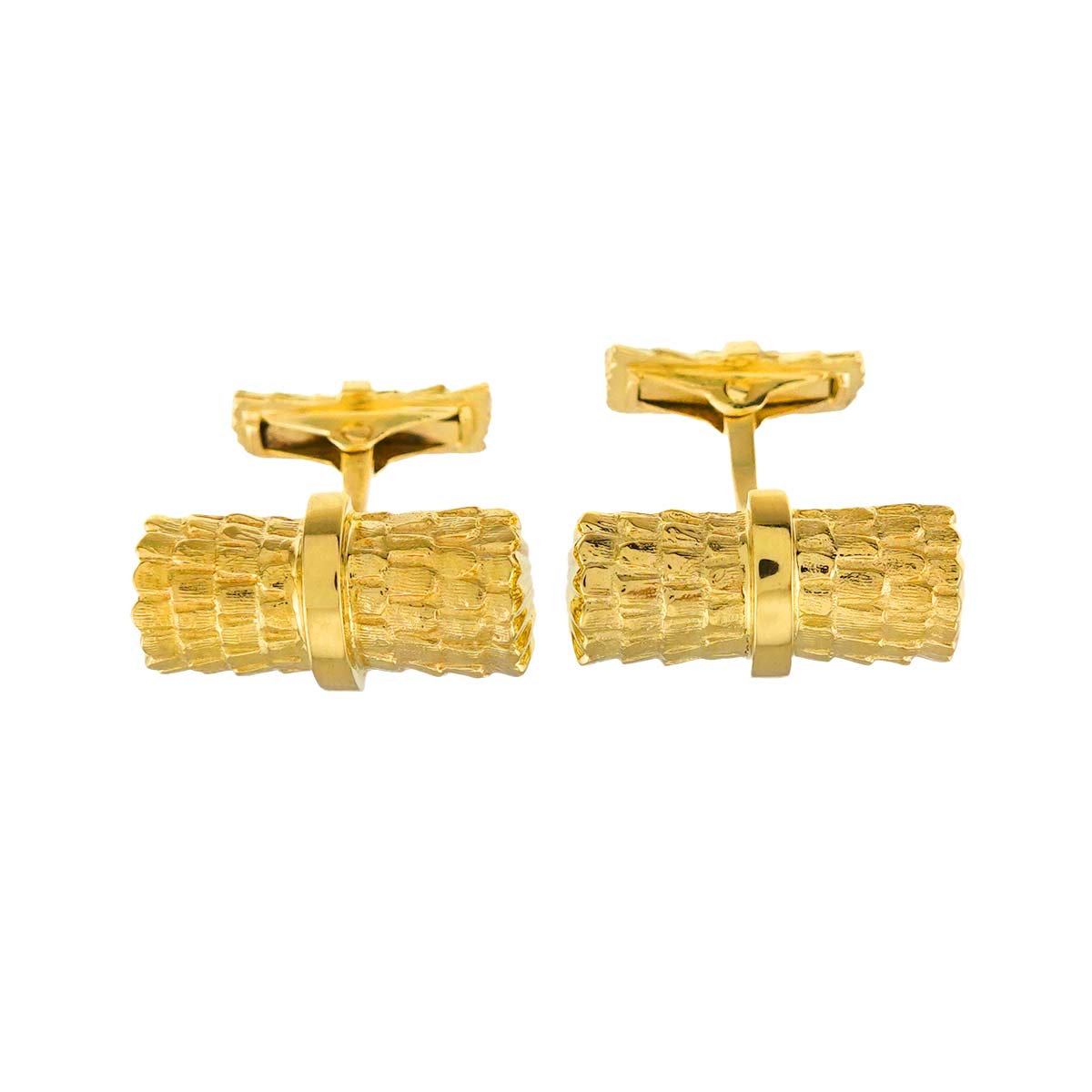 Cuff links 18K Yellow Gold 750