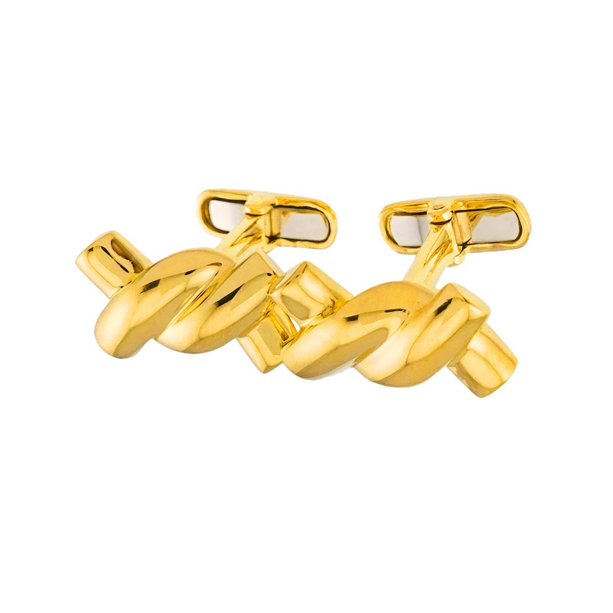 Cuff links 18K Yellow Gold 750