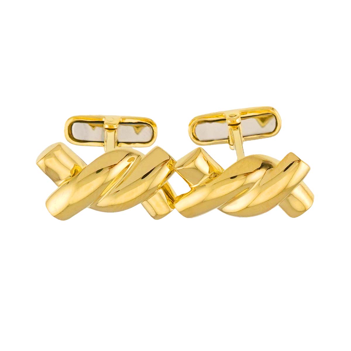 Cuff links 18K Yellow Gold 750