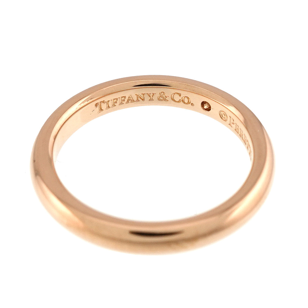 Stacking Diamond 1P Ring 18K Pink Gold 750 Size4.75-5(US)