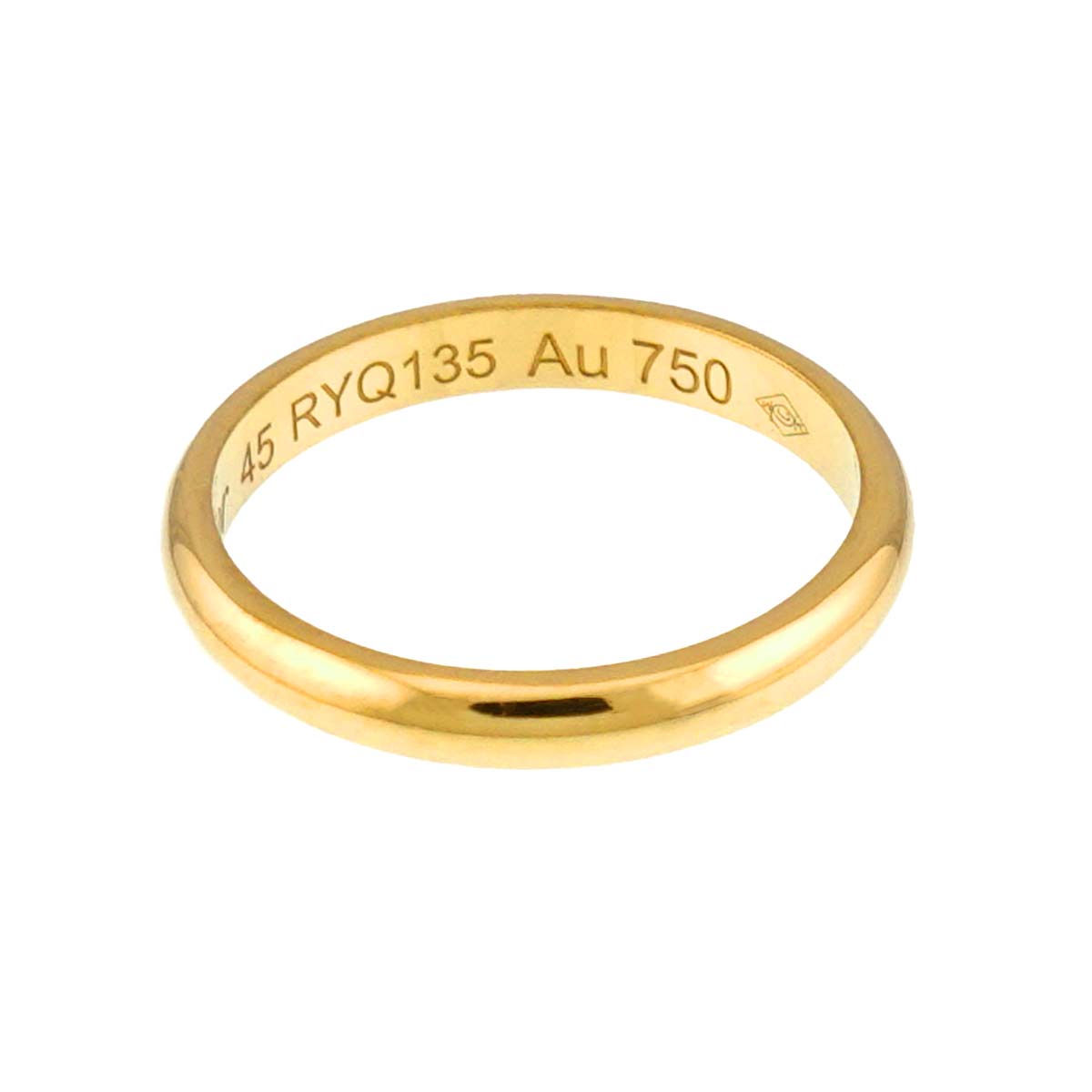 1895 Classic Band Ring 18K YG 750 size45 3.25(US)