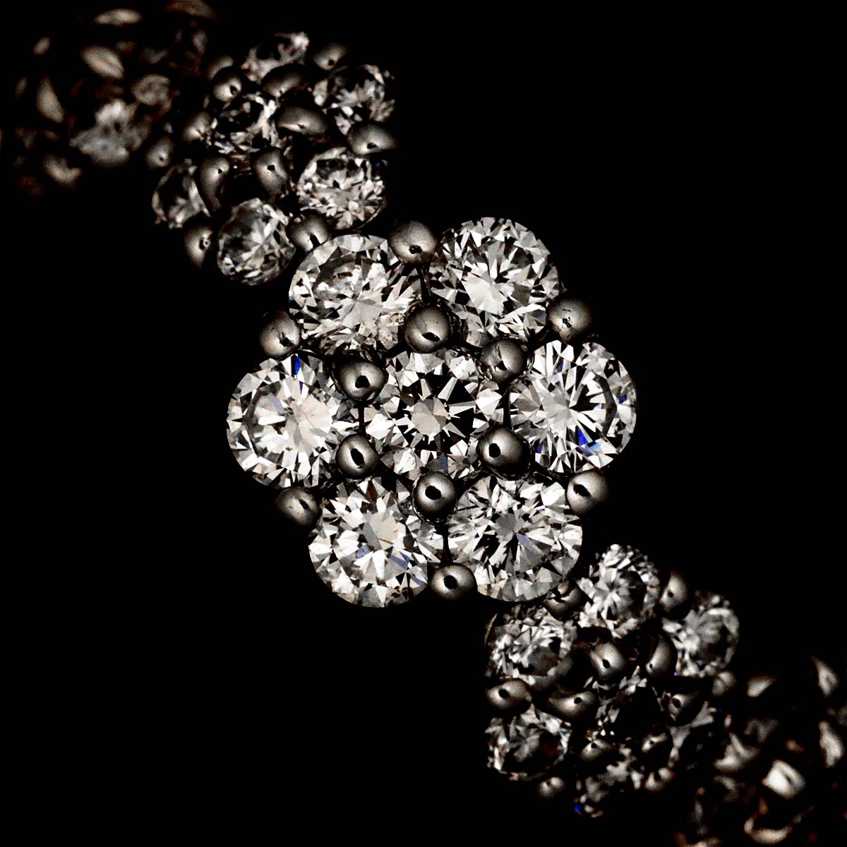 Diamond 0.80ct Ring 18K WG 750 Size5-5.25(US)