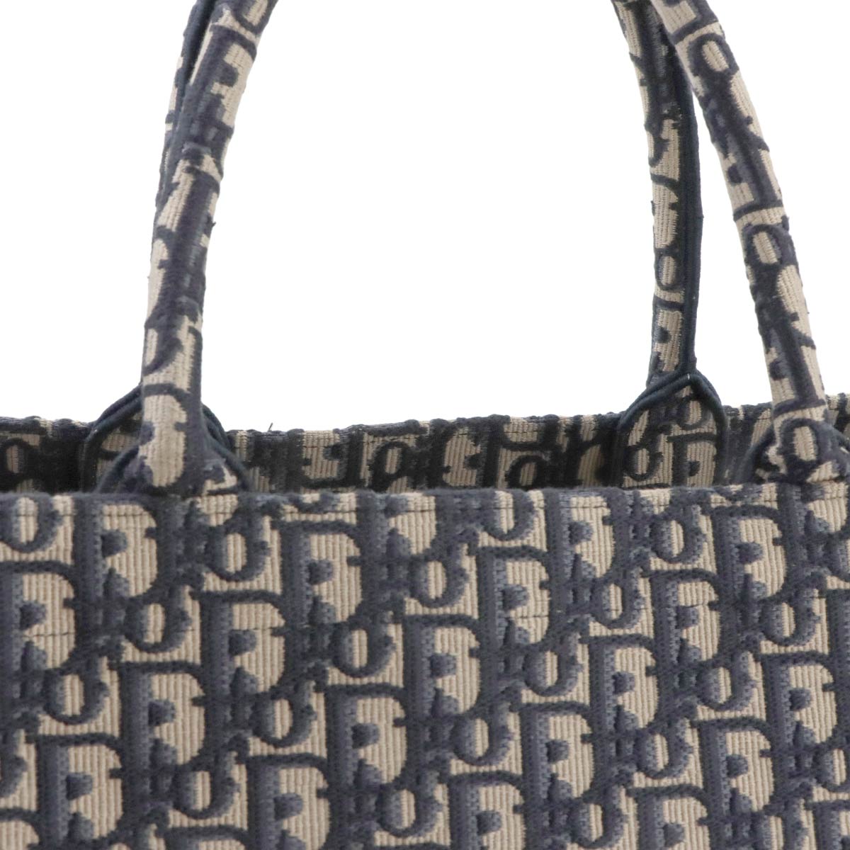 Book Tote Large Bag Oblique Canvas Navy M1286ZRIW