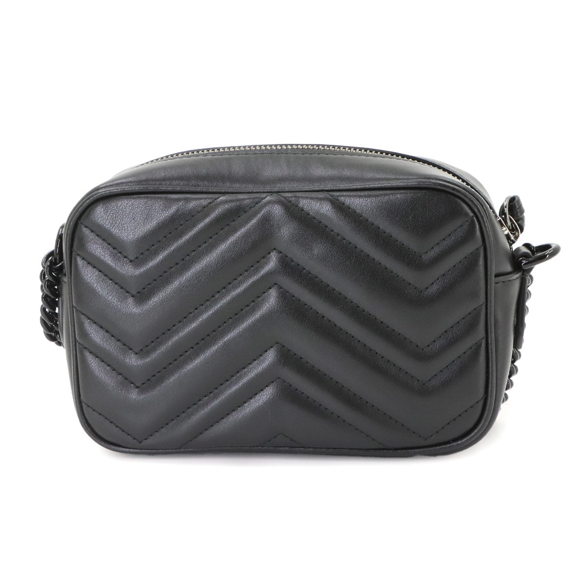 GG Marmont Mini Shoulder Bag Leather Black 634936 Purse