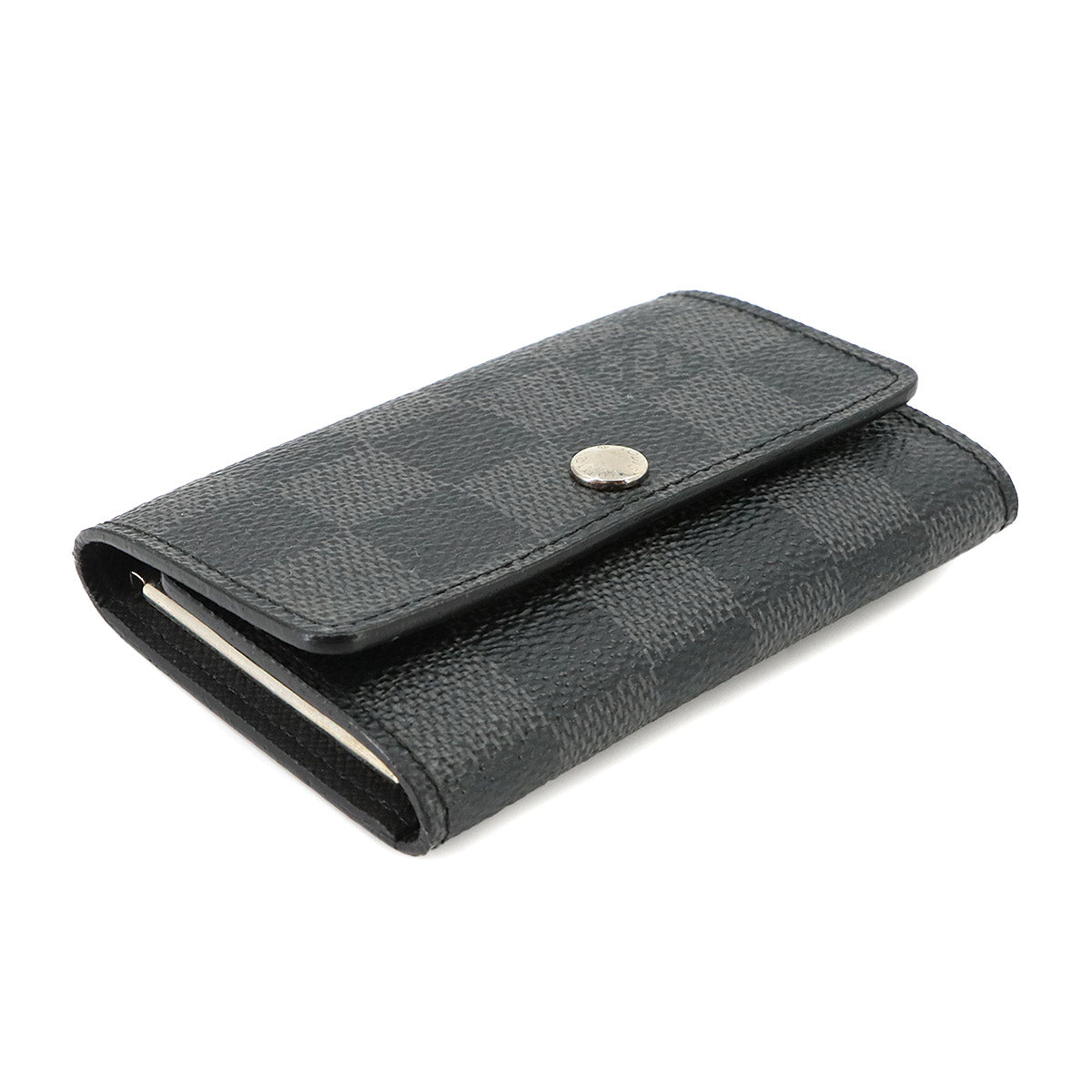 Damier Graphite Multicles 6 Key Case Black Gray N62662
