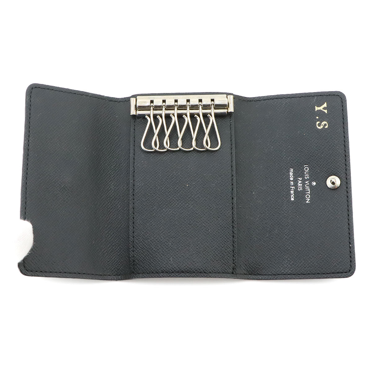 Damier Graphite Multicles 6 Key Case Black Gray N62662