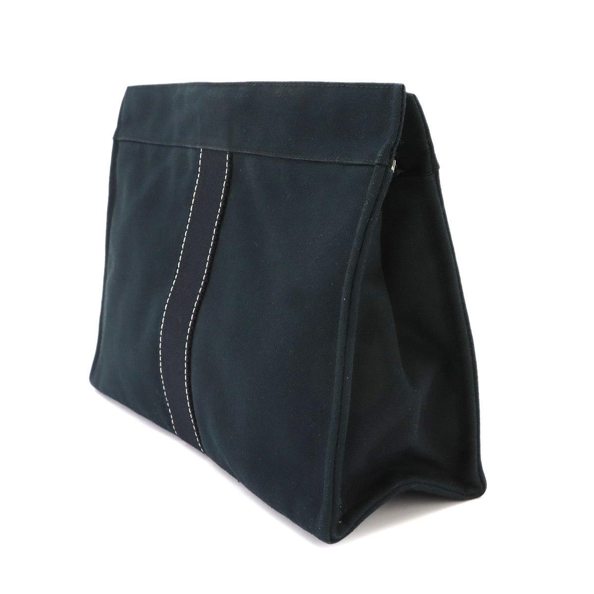 Deauville Pouch Cotton canvas Black Purse