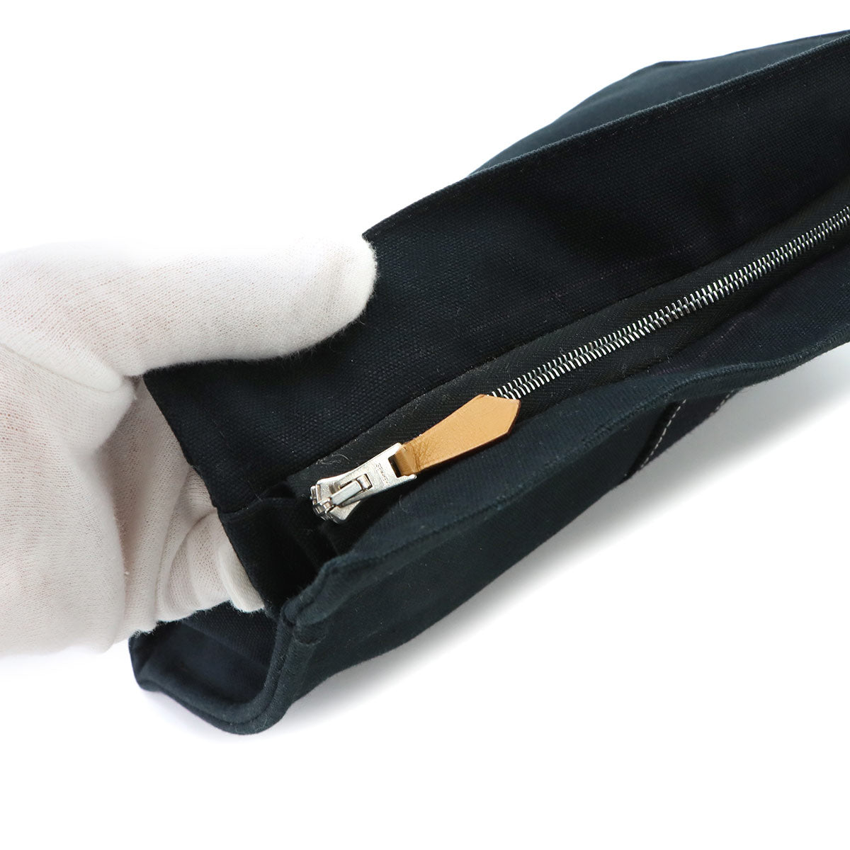 Deauville Pouch Cotton canvas Black Purse