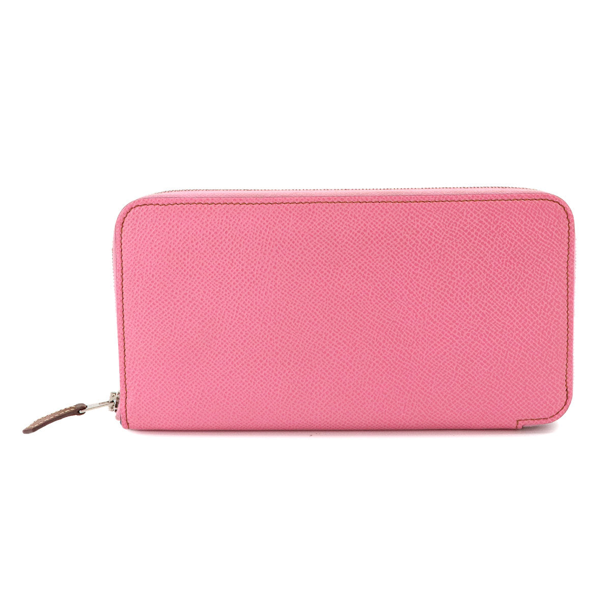 Azapp Long Silkin Long Wallet Epsom Pink Purse