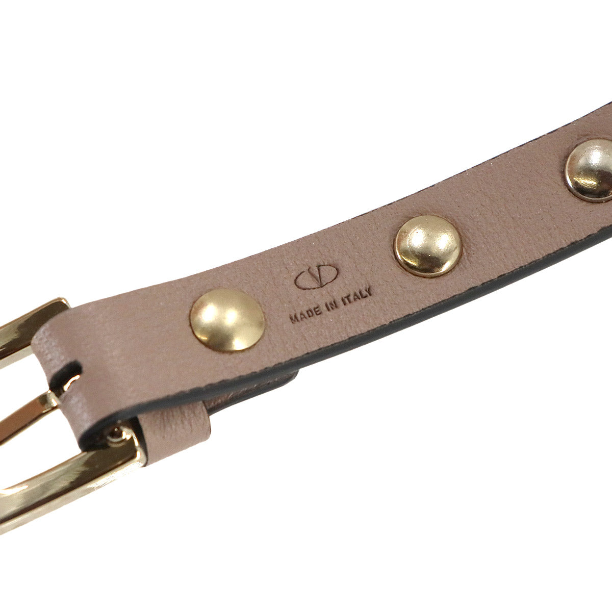 Rock Studs Bracelet Leather Pink