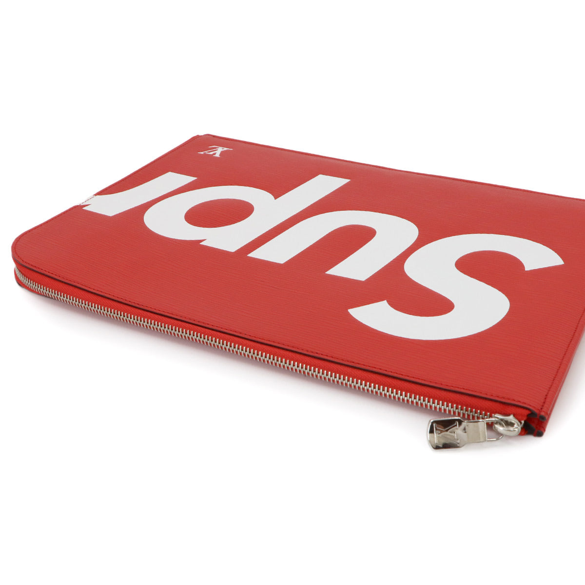 Supreme Epi Pochette Jour GM Clutch Bag Red White M67722