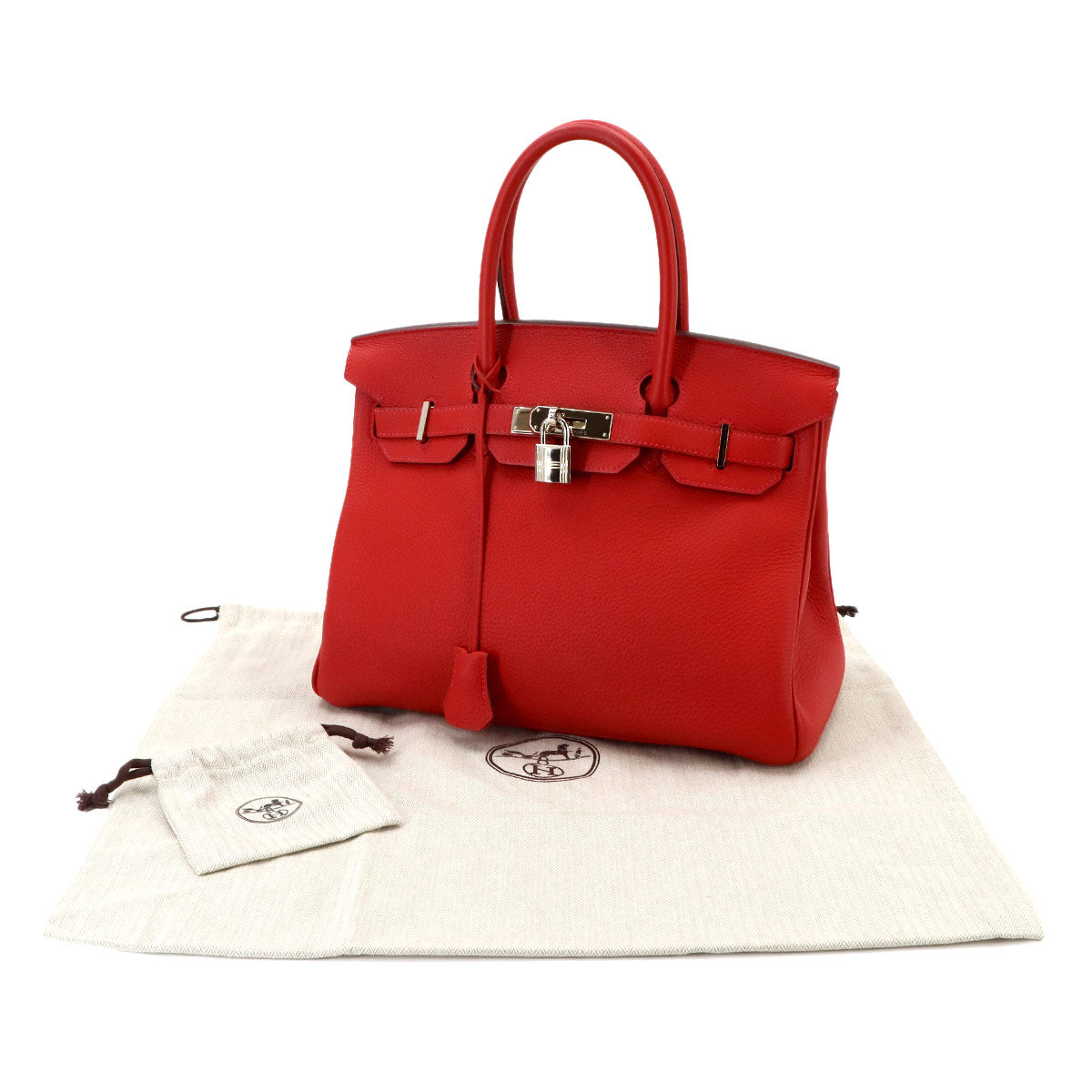 Birkin 30 Togo Rouge Tomate Hand Bag Purse