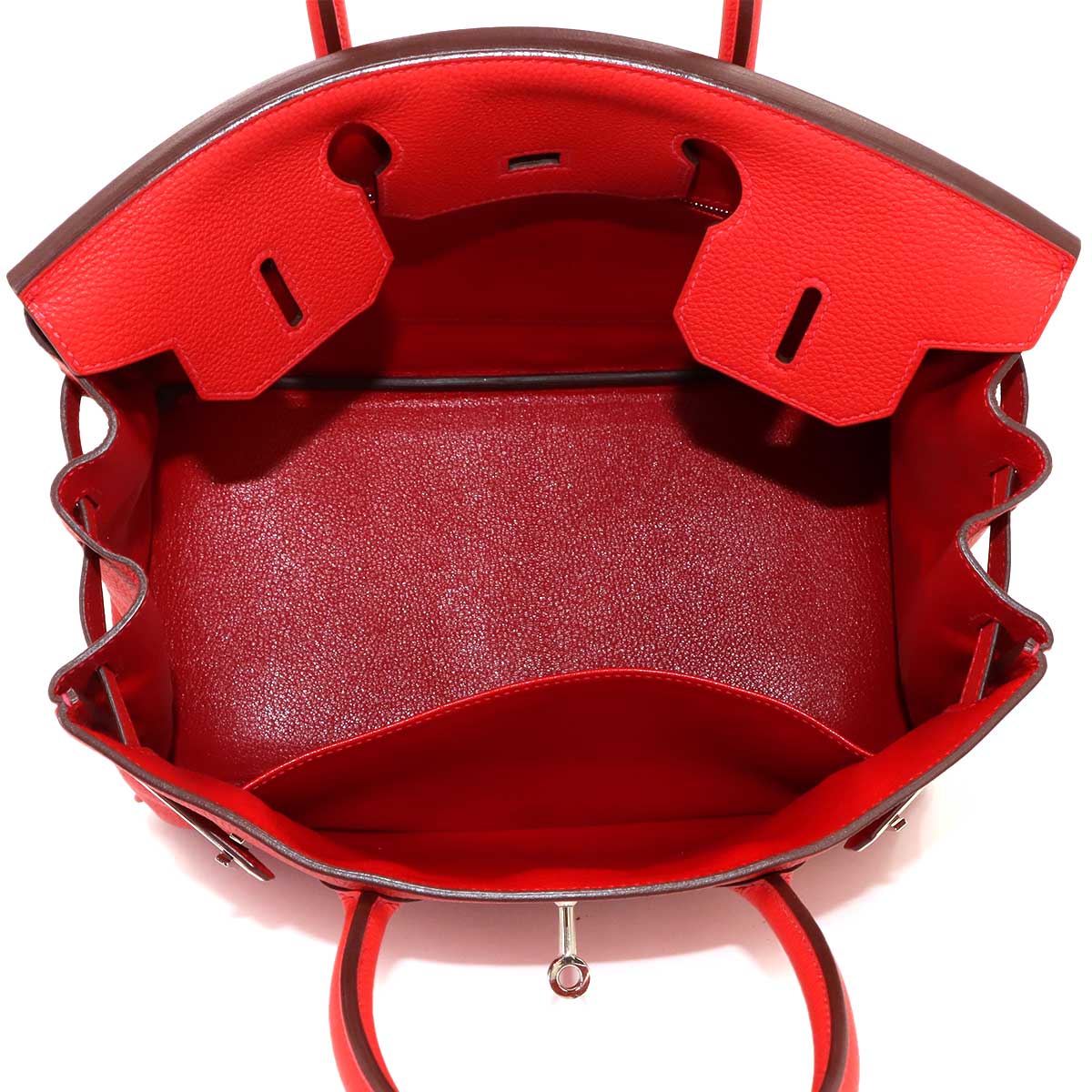 Birkin 30 Togo Rouge Tomate Hand Bag Purse