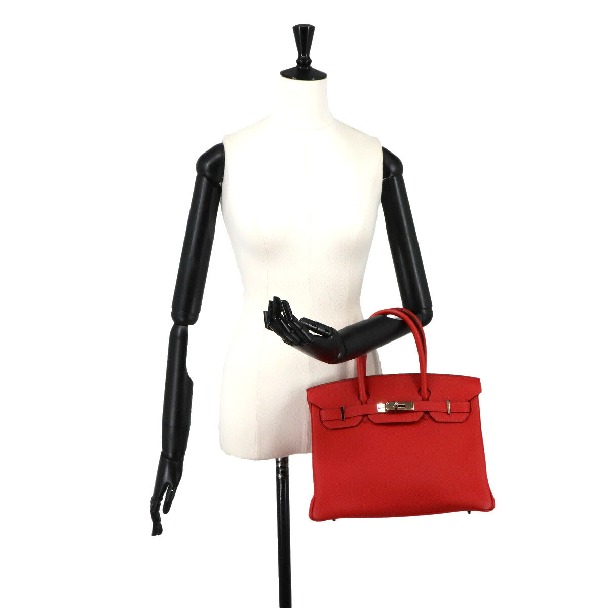 Birkin 30 Togo Rouge Tomate Hand Bag Purse