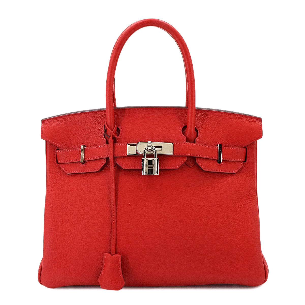Birkin 30 Togo Rouge Tomate Hand Bag Purse