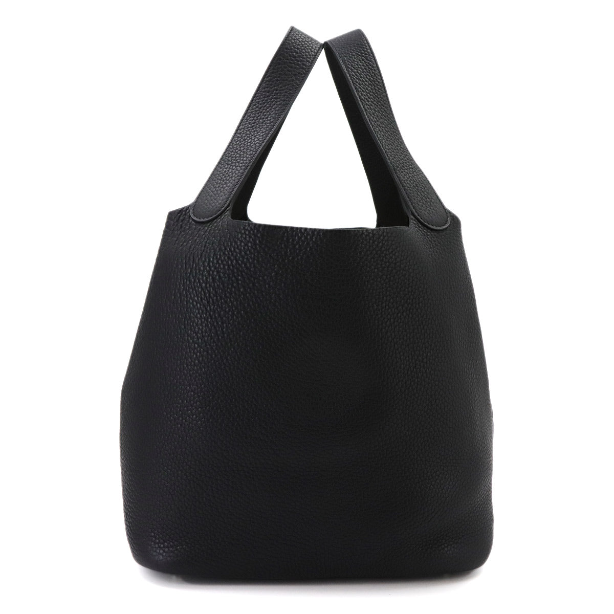 Picotin GM Hand Bag Taurillon Clemence Black Purse