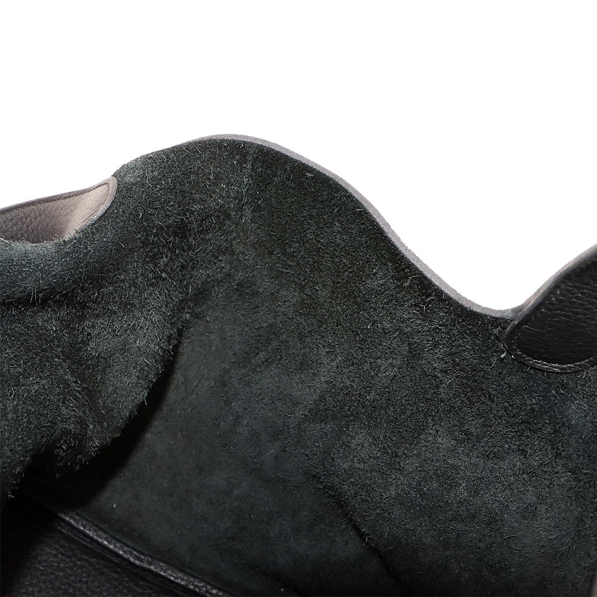 Picotin Lock MM Hand Bag Taurillon Clemence Black Purse