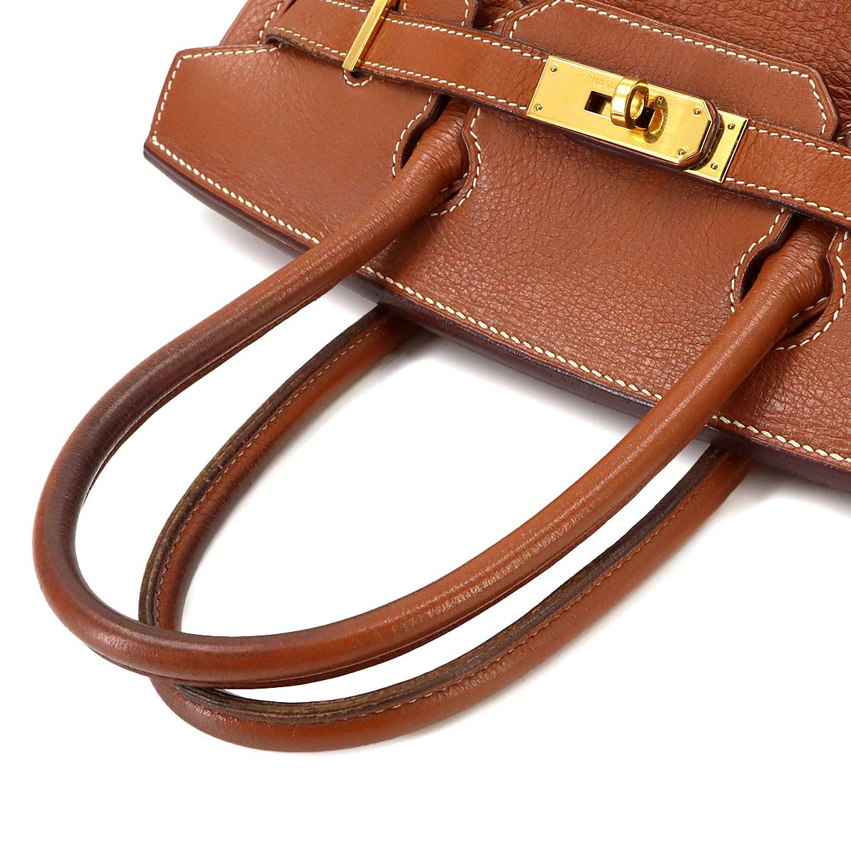 Birkin 30 Hand Bag Togo Cognac Purse