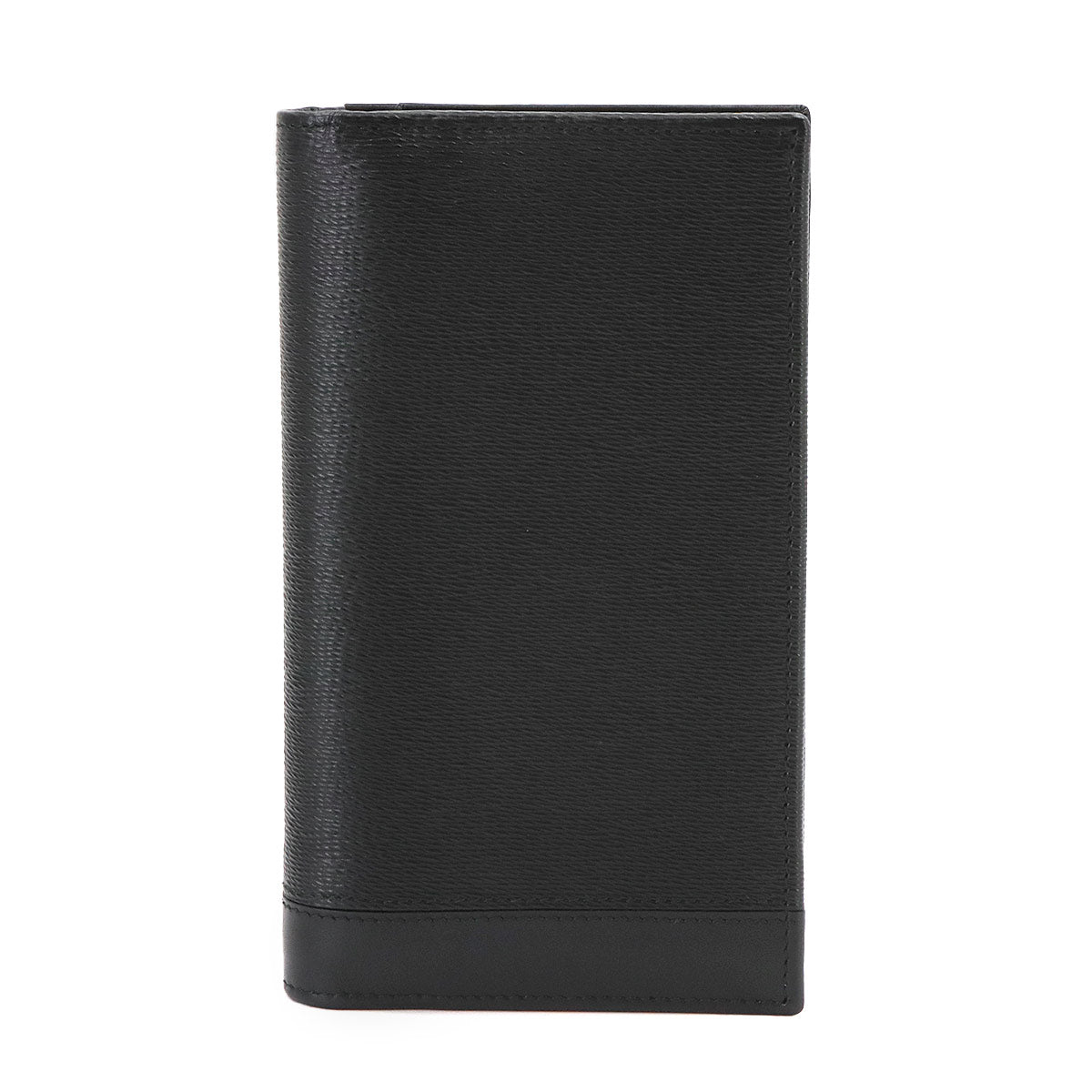 Serpenti Scaglie Man Long Wallet Leather Black 280922 Purse